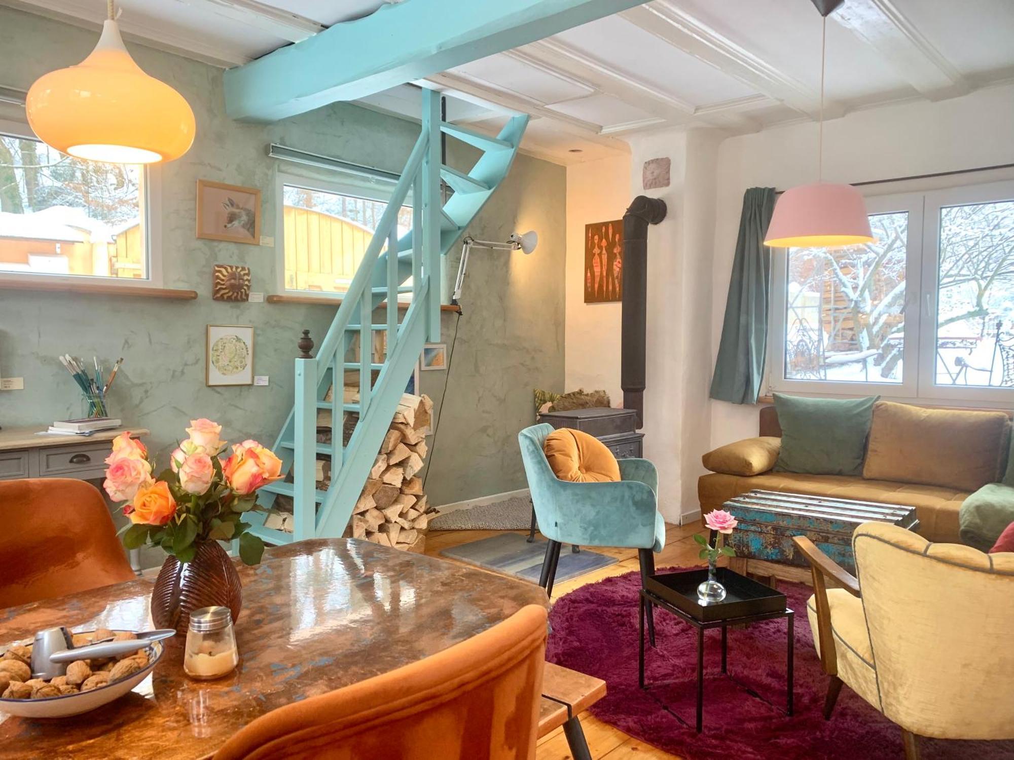 Appartement Kleine Kunstremise Mit Holzofen Burg Freienfels Weinbach